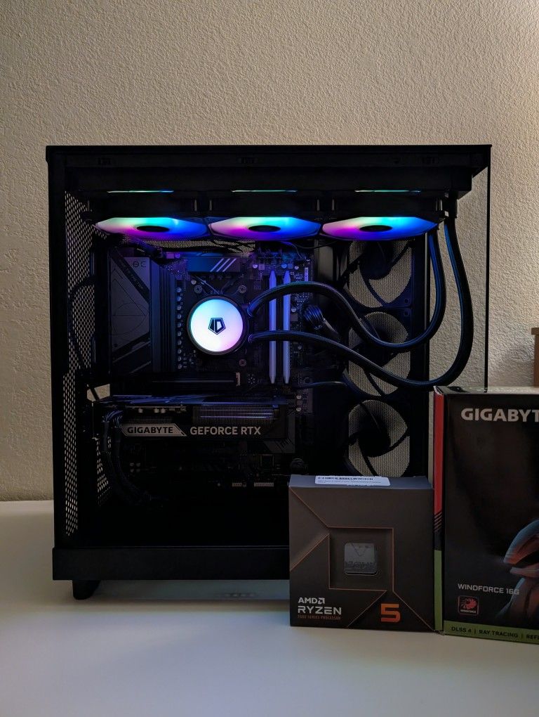 High End Gaming PC (Ryzen 7600X, RTX 5060 Ti 16GB, 32GB DDR5, 2TB SSD)