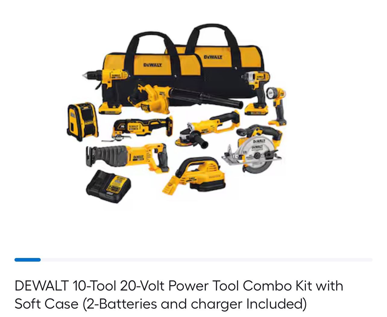 DEWALT 10-Tool 20-Volt Power Tool Combo Kit