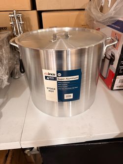 50 quart commercial stock pot aluminum 4MM NSF