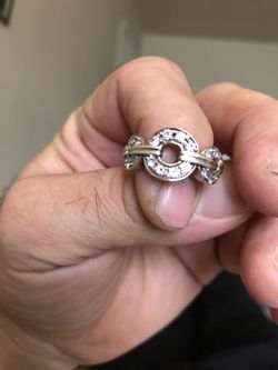 Sterling silver antique style ring