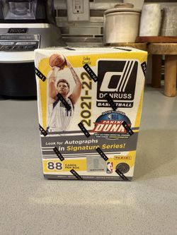 2021-22 Panini Donruss Basketball NBA BLASTER Box Sealed Orange Laser Purple
