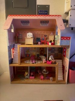 KidKraft Wooden Dollhouse with Furniture