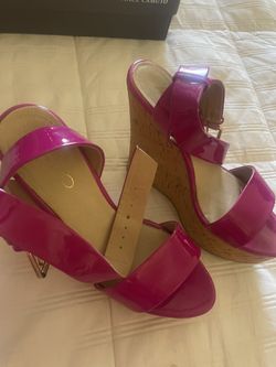 Aldo - Hot Pink Wedges 