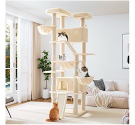 81” Multi-Level Cat Tree Tower