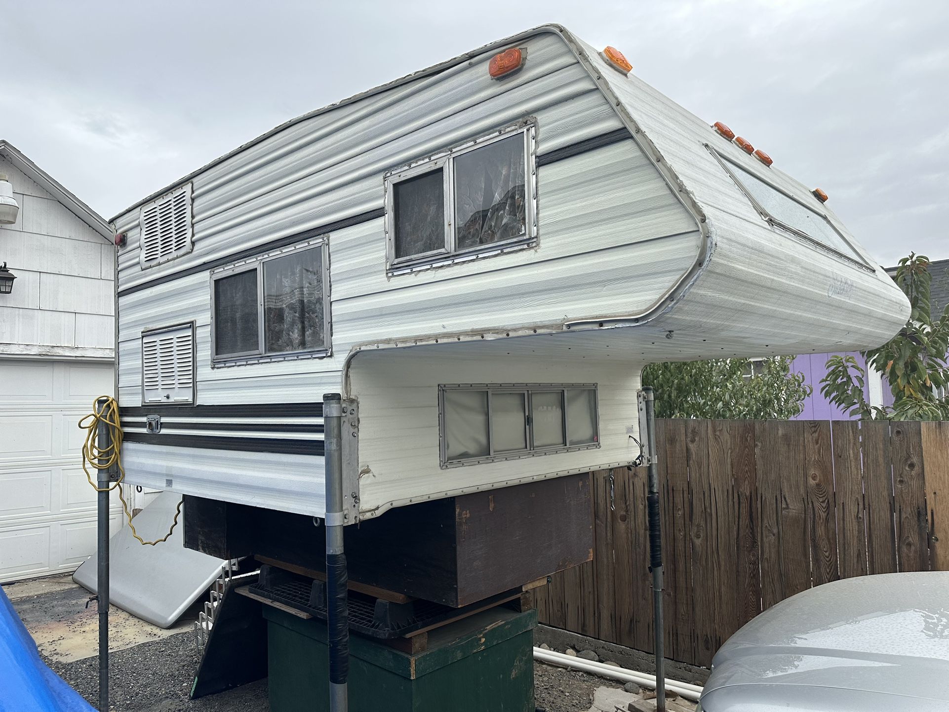Camper In Bed