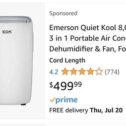 [EXCELLENT] Portable Air Conditioner Retail $499