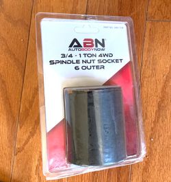 3/4 1 TON 4WD SPINDLE NUT SOCKET 6 OUTER / BRAND NEW