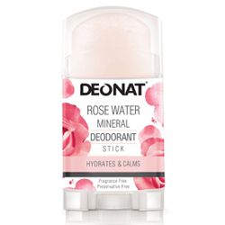 Rose Alum Mineral Deodorant Stick 100g Anti Bacteira Presrvative fragrance Free