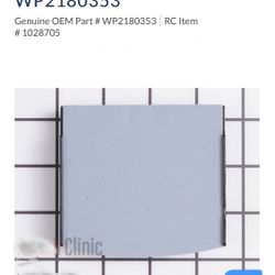 Whirlpool freezer dispenser chute DOOR (NEW!)