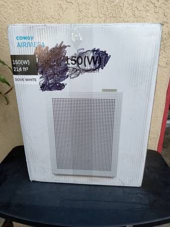 Coway Airmega 150 True HEPA Air Purifier with Air Quality Monitoring, Auto Mode, Filter Indicator (Dove White) open box new selling for only $90 