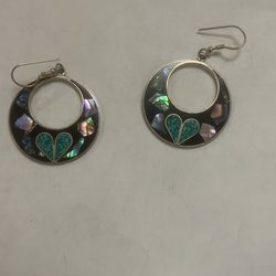 Silver earrings