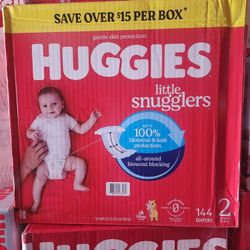Huggies 2 $30 Each Box.