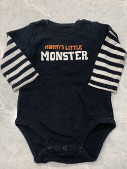Baby Boy Halloween Onesie Size 12M