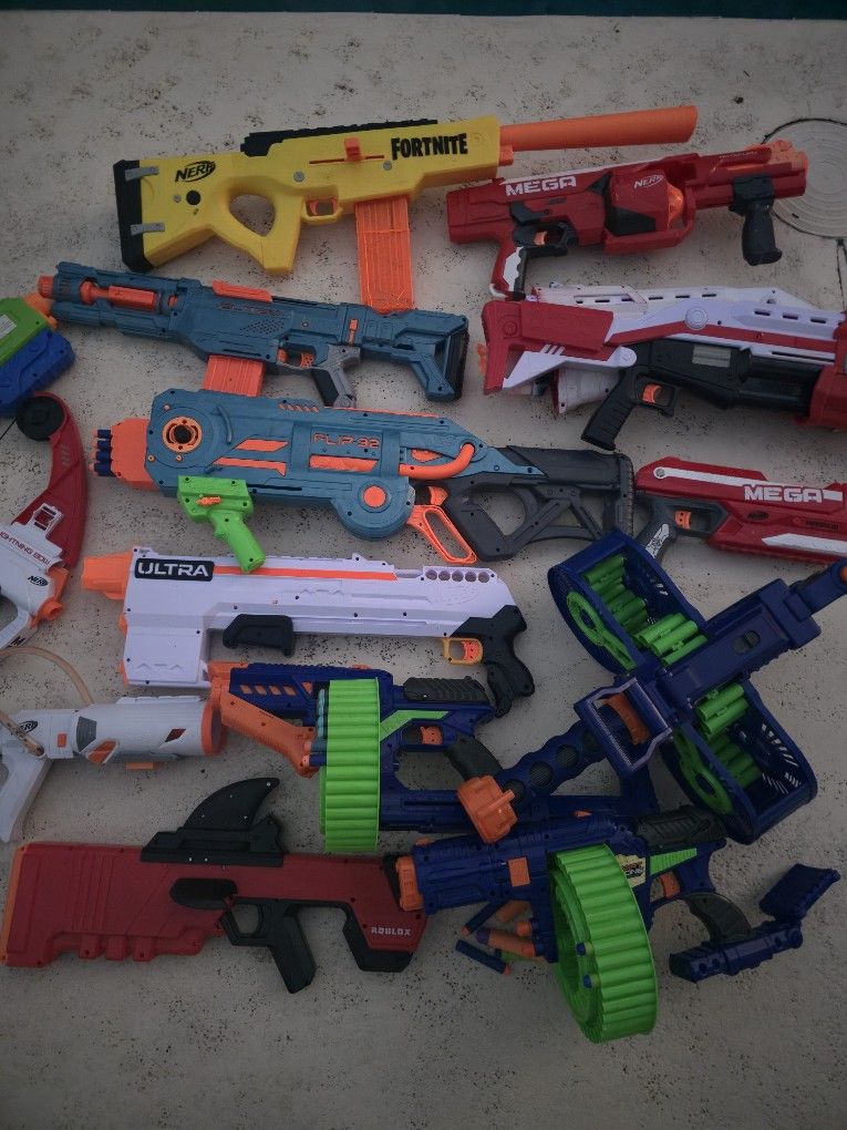 NERF Guns Dart Guns FORTNITE NERF Gun Lot Roblox Mega Blaster Mini Gun