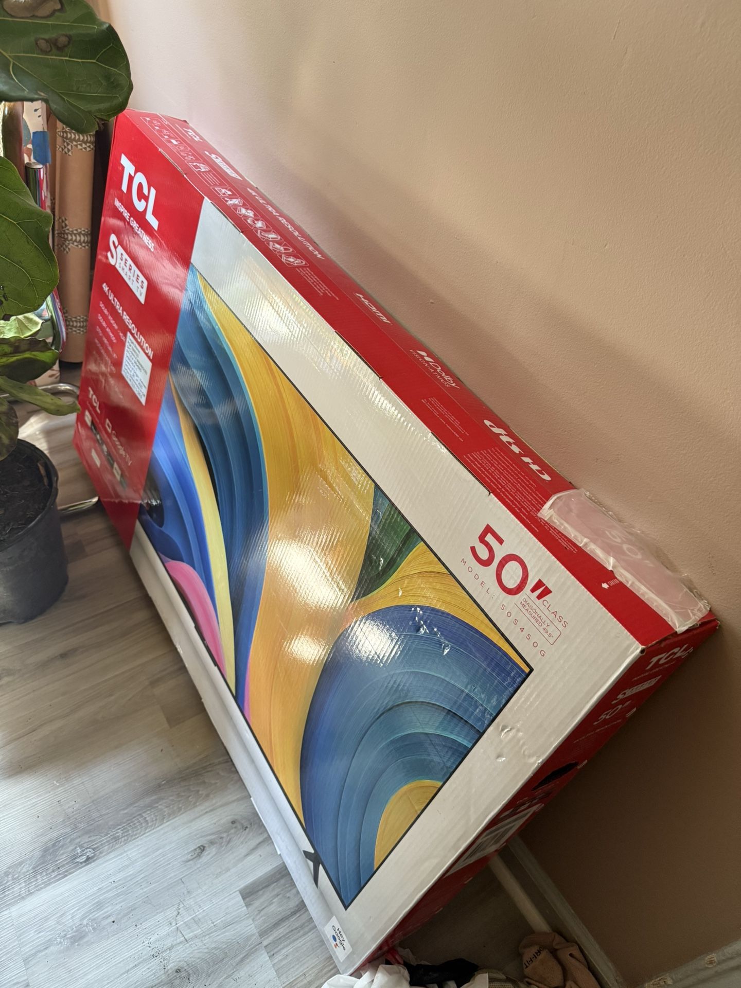 Tcl 50” Tv