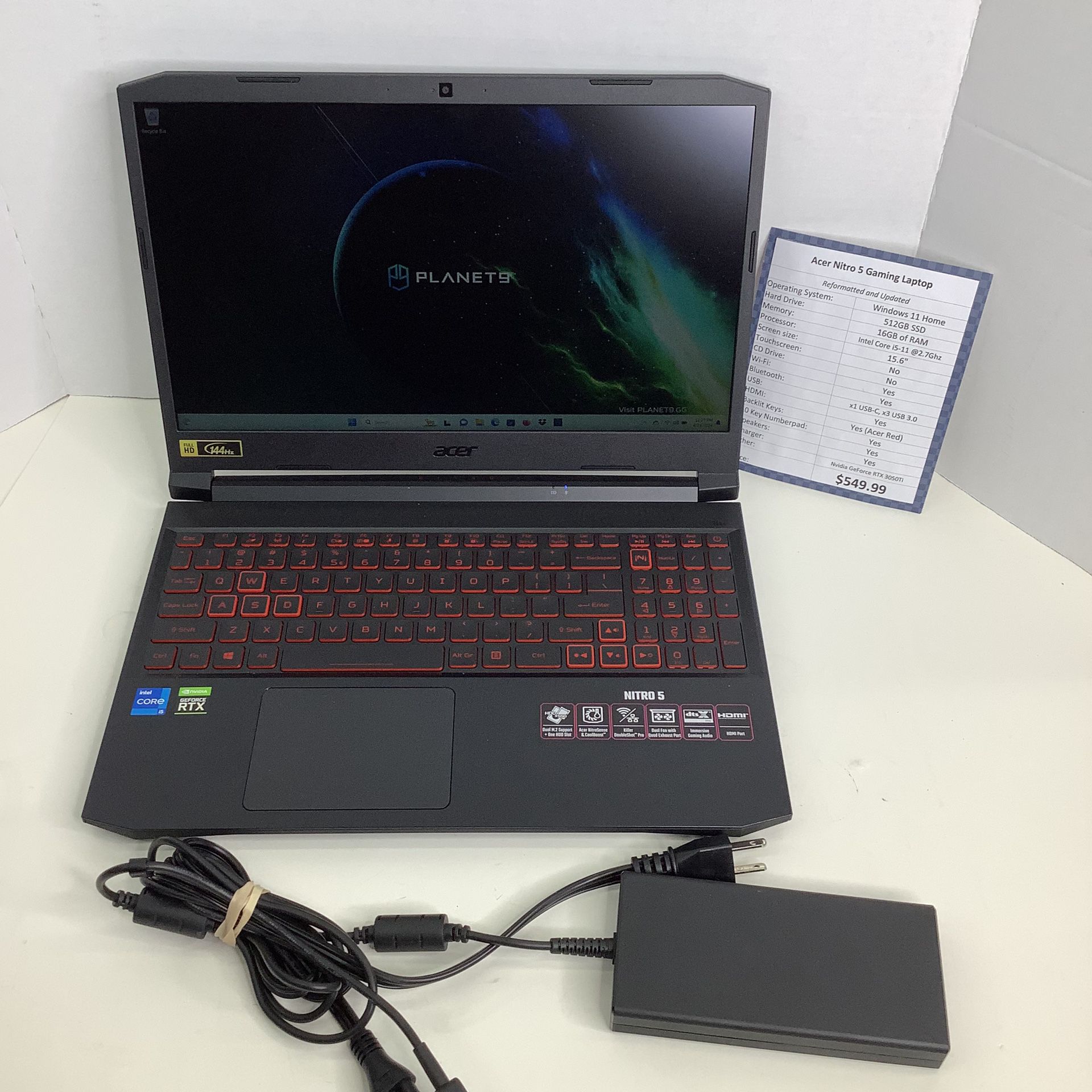 Acer Nitro 5 Gaming Computer Laptop 