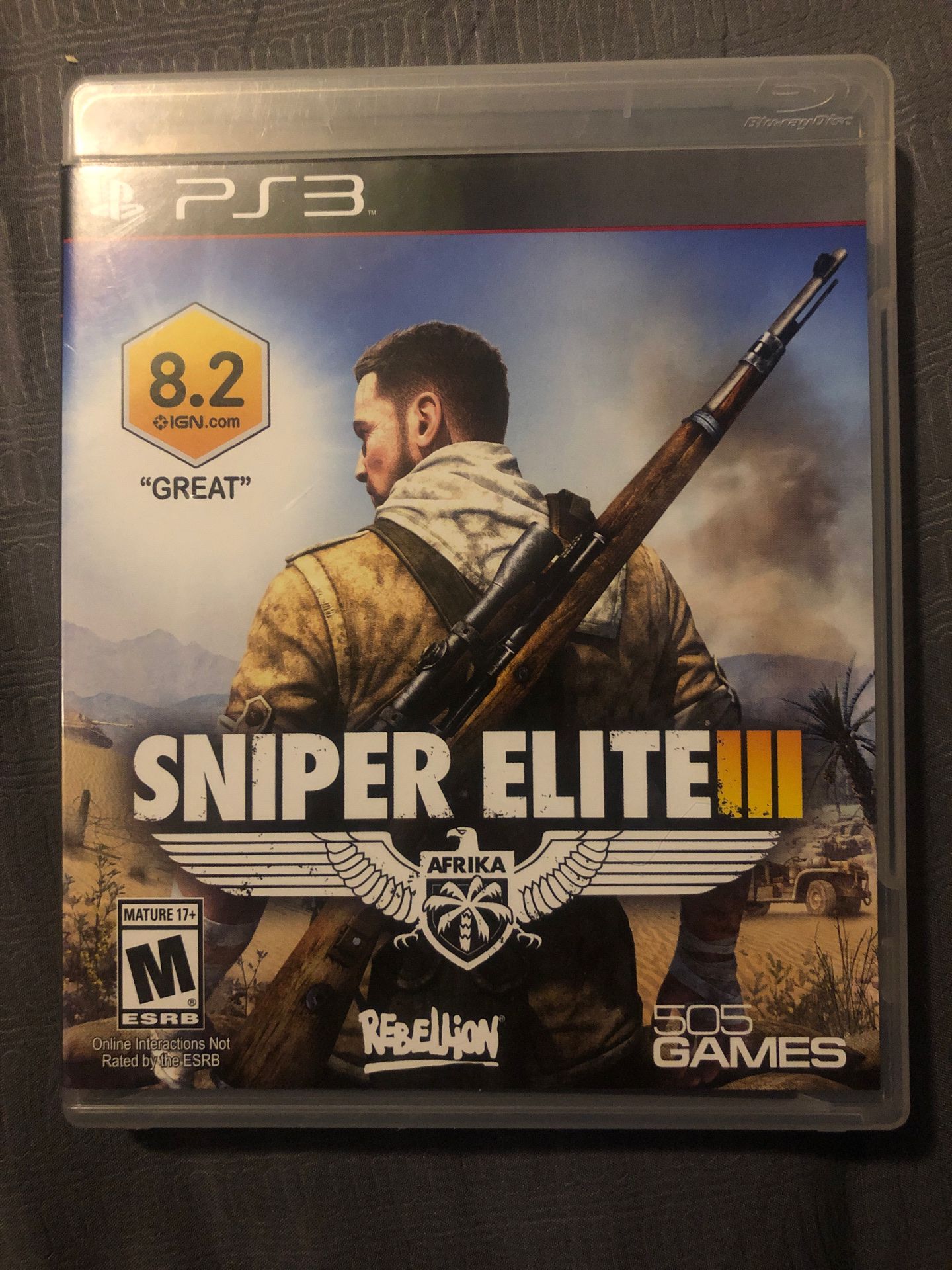 Sniper Elite 3 PS3 w/ manual