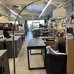 82" Tall Arc Floor Lamps Large Modern Curved Floor lamp Adjustable - Black