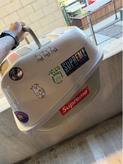 Covered cat litter box