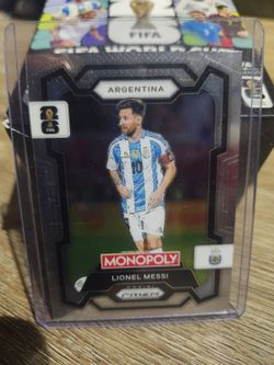 Panini Prizm Lionel Messi Monopoly FIFA World Cup Card