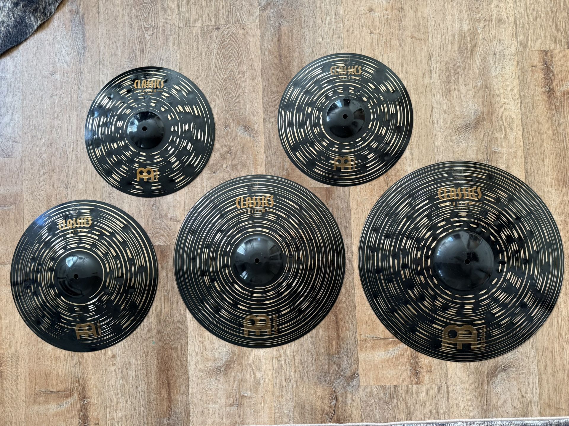 Meinl Dark Classic Custom Cymbals & Gator Case