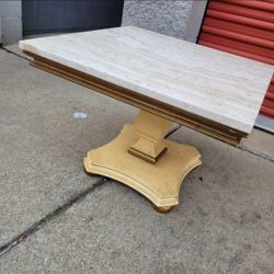 Marble coffee table