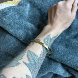 Kate Spade “Heart of Gold” Bangle Bracelet