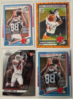 Harold Fannin Jr. RC lot of 4