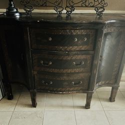 Solid Wood Console Cabinet 