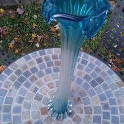 Vintage Mid Century Modern Norcrest Blown Glass Vase