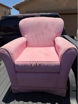 Pink rocking chair