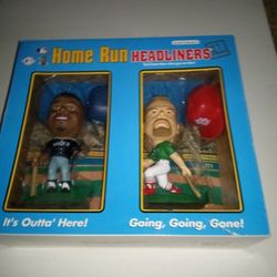 (Rare) Mark McGwire & Ken Griffey Jr. Bobble Head  With COA