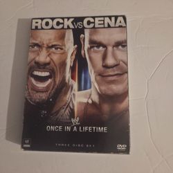WWE: Once in a Lifetime - The Rock vs. John Cena (DVD, 2012, 3-Disc Set) 7 Hours 
