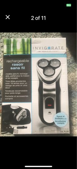 Rechargeable cordless shaver