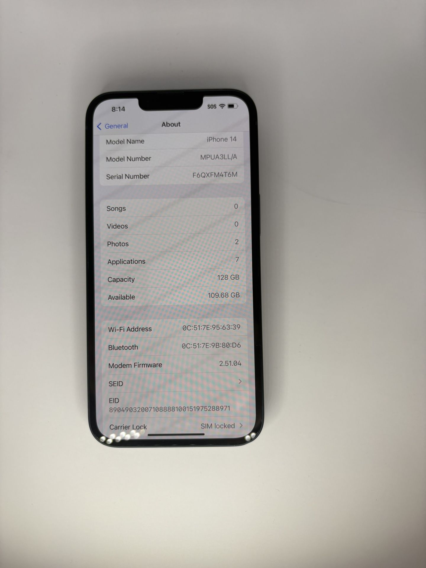 iPhone 14 – 100% Functional – AT&T