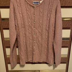 Pink Open Sweater Size Small 