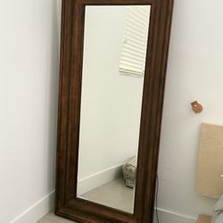 Vintage Mirror Wood Frame 
