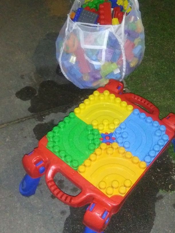 Legos And Lego Building Table