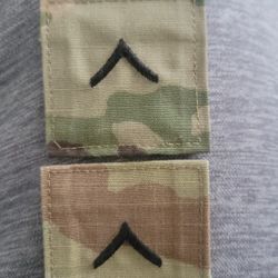 Private Ranks Ocp Velcro Insignias