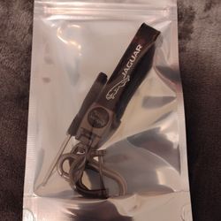 Black Jaguar Keychain NEW