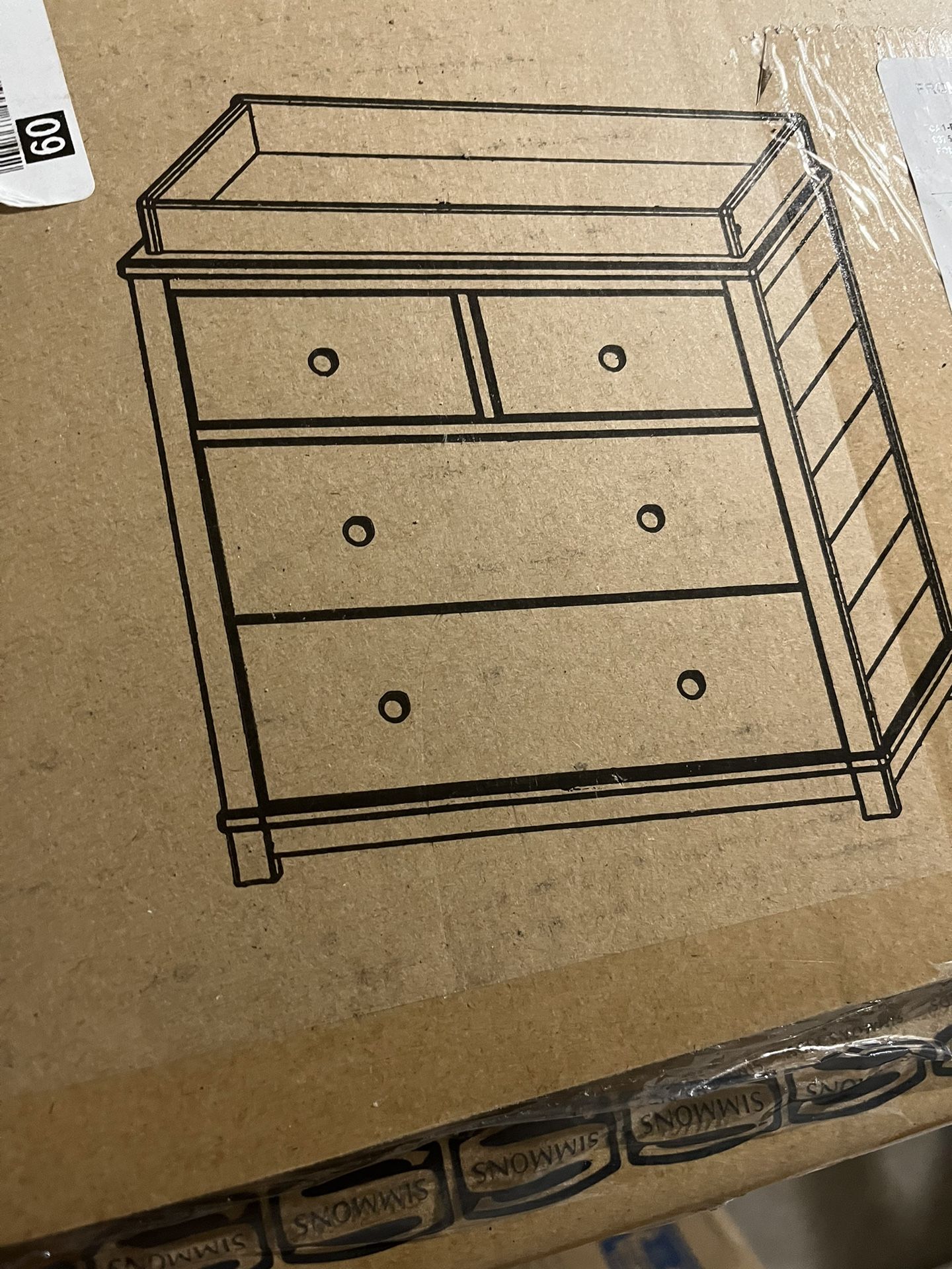 Sunbeam Dresser W/changing table