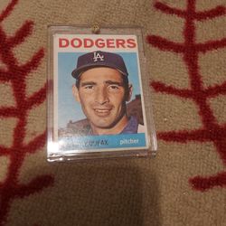 Sandy Koufax Baseball  Card