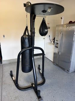 Everlast Dual Heavy Bag and Speed Bag