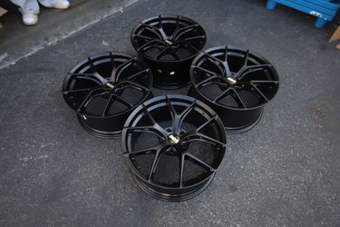 19” BBS FI-R Style Matte Black Wheels 19x8.5/19x9.5 5x120 ET35 BMW Performance Rims