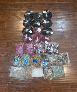 Huge Craft & Decor Lot - Glass Gems, Vase Fillers & Aquarium/ Lot-24+ Bags/Packs