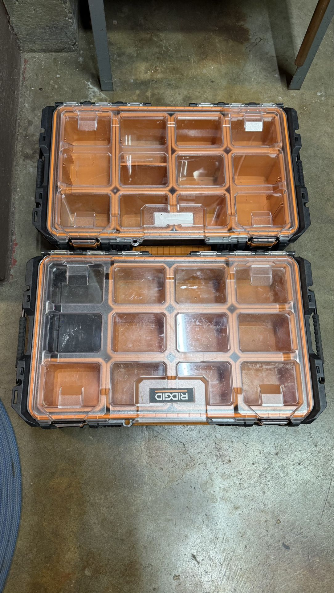 Rigid tool boxes