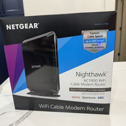 Nighthawk AC1900 WiFi Cable Modem Router C7000v2