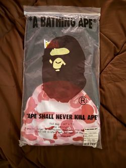 BAPE By Bathing Ape Pink Camo kiss Tee Size L