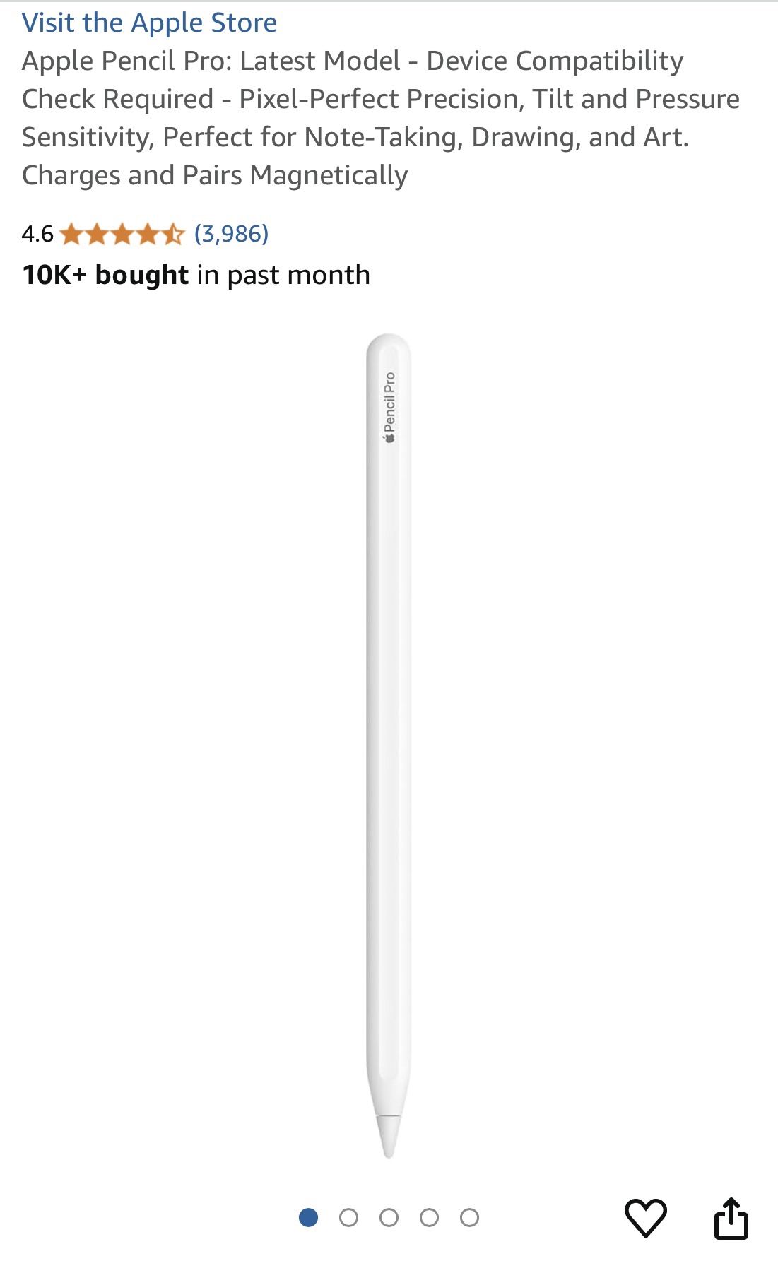 Apple Pencil Pro - Latest Model
