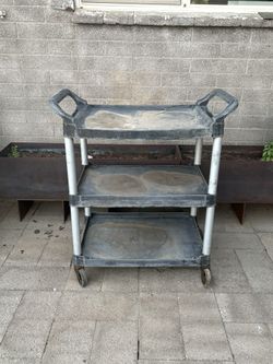 Old Kitchen Rolling Cart